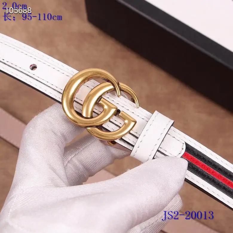 Gucci belt 20mm 95-110cm 8L02